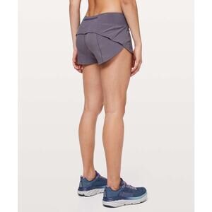Lululemon Speed Up Short *2.5" Graphite Purple Size 4